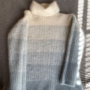 JonesNewYork Rabbit-hair & Lambswool knit sweater